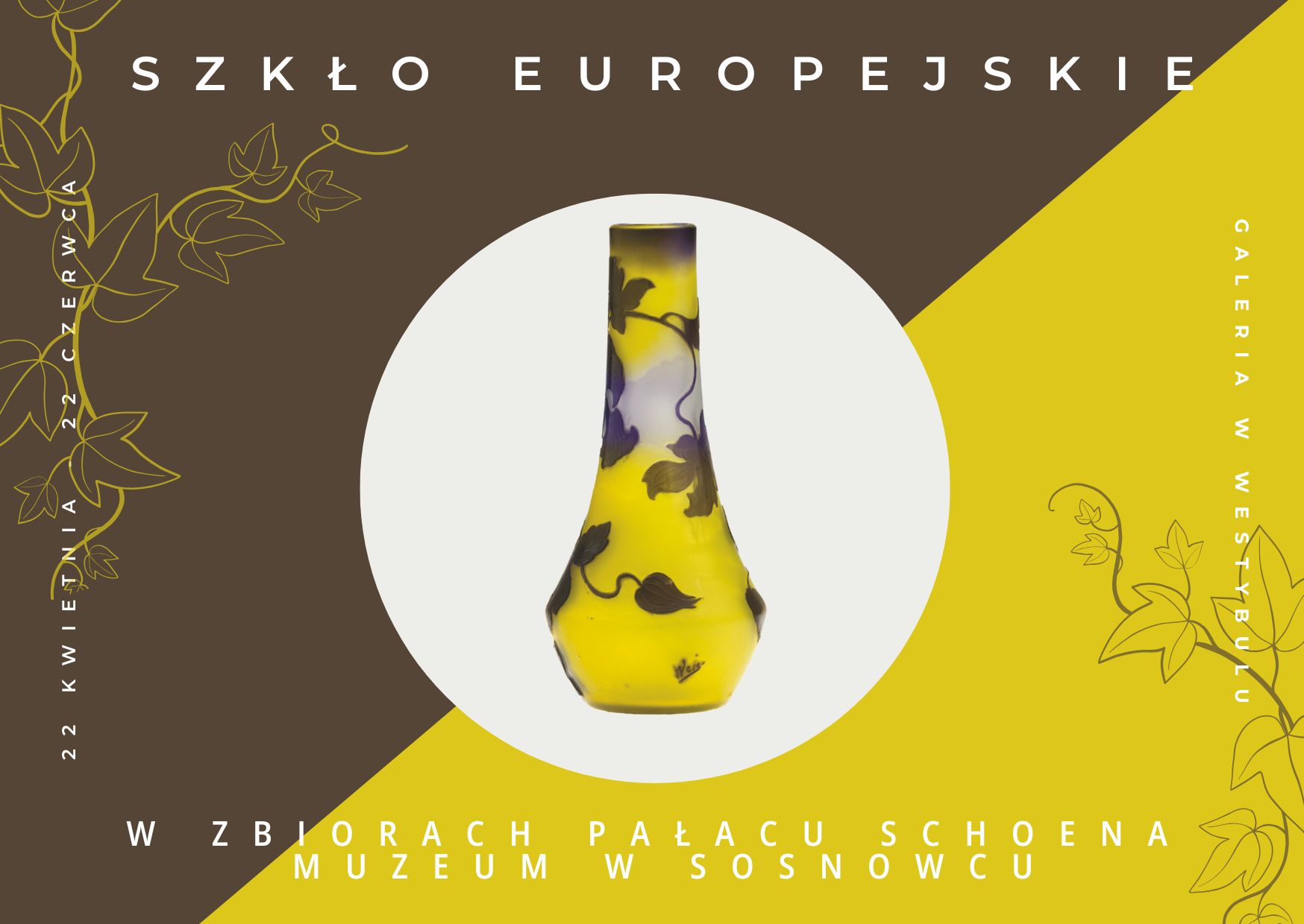 Szkło europejskie w zbiorach Pałacu Schoena Muzeum w Sosnowcu