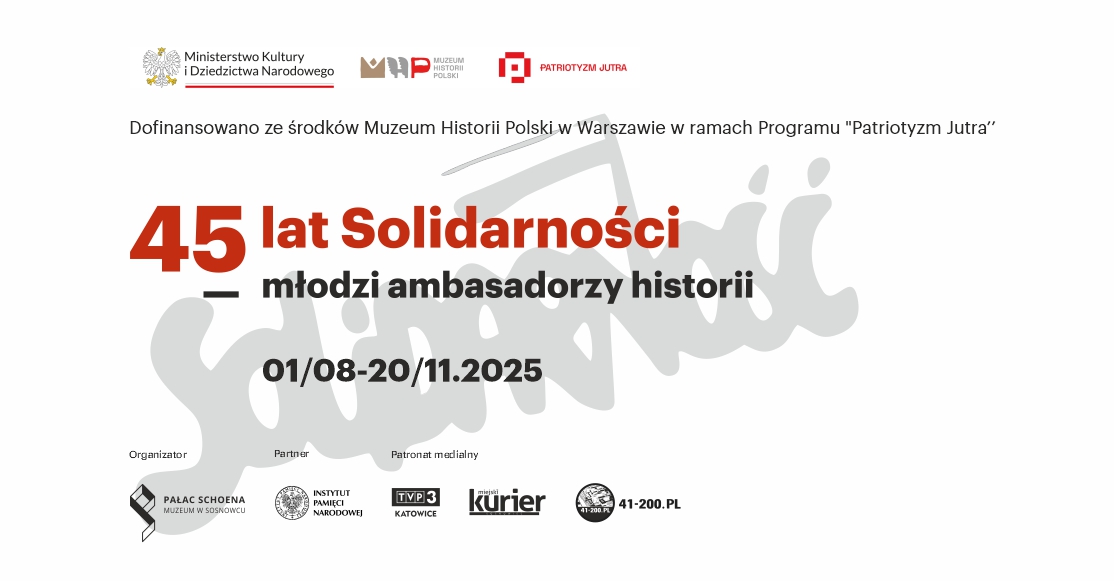 Rusza rekrutacja do projektu „45 lat Solidarności – młodzi ambasadorzy historii”!